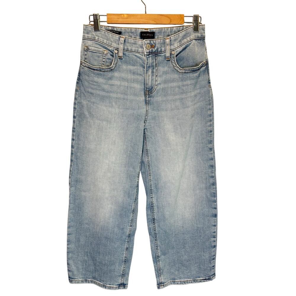 Talbots Wide Leg Crop Jeans - size 4 Petite